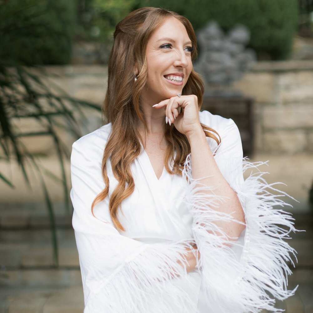 Bridal Robe Long White Feather